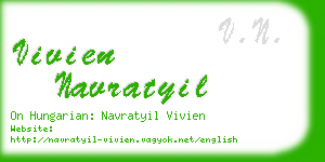 vivien navratyil business card